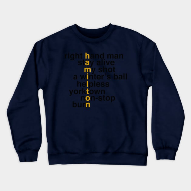 HAMILTON Crewneck Sweatshirt by kikircok